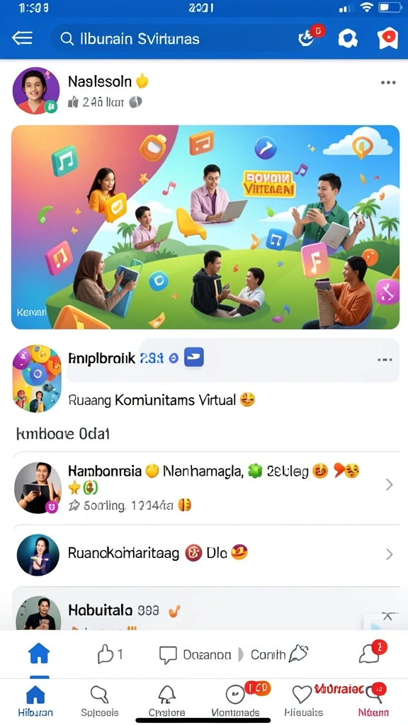 satu77 - Screenshot aplikasi SATU77 menggambarkan fitur interaktif yang seru.